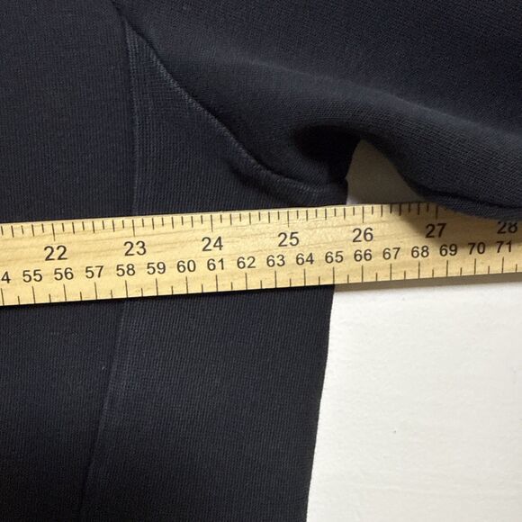 Jordan Mens Hoodie XL Black Cotton Blend Center Jumpman Logo Long Sleeve Pockets - Picture 6 of 7